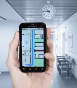 Smartphone with app for indoor navigation