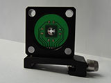 Tunable micro-lens device with an integrated polymer actuator.