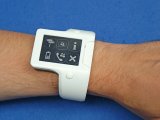 The buttons shown on the display are programmed in advance on the server according to the personal wishes and needs of the user.