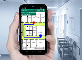 Find your way around more easily with a navigation app, even inside buildings: For this, Fraunhofer researchers use the WLAN signals indoors.