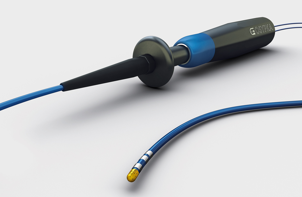 Catheters equipped  with Fraunhofer IPMS micromechanical ultrasonic transducers provide better functionality, are smaller, cheaper to manufacture, and easier to operate.